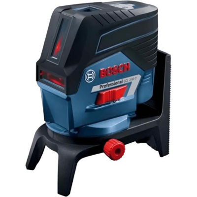 Лазерний нівелір Bosch Professional GCL2-50C+RM2 до 20м, ±0.3мм/м, 4AAx1.5В, IP54, чохол, мішеннь, кейс (0.601.066.G03)