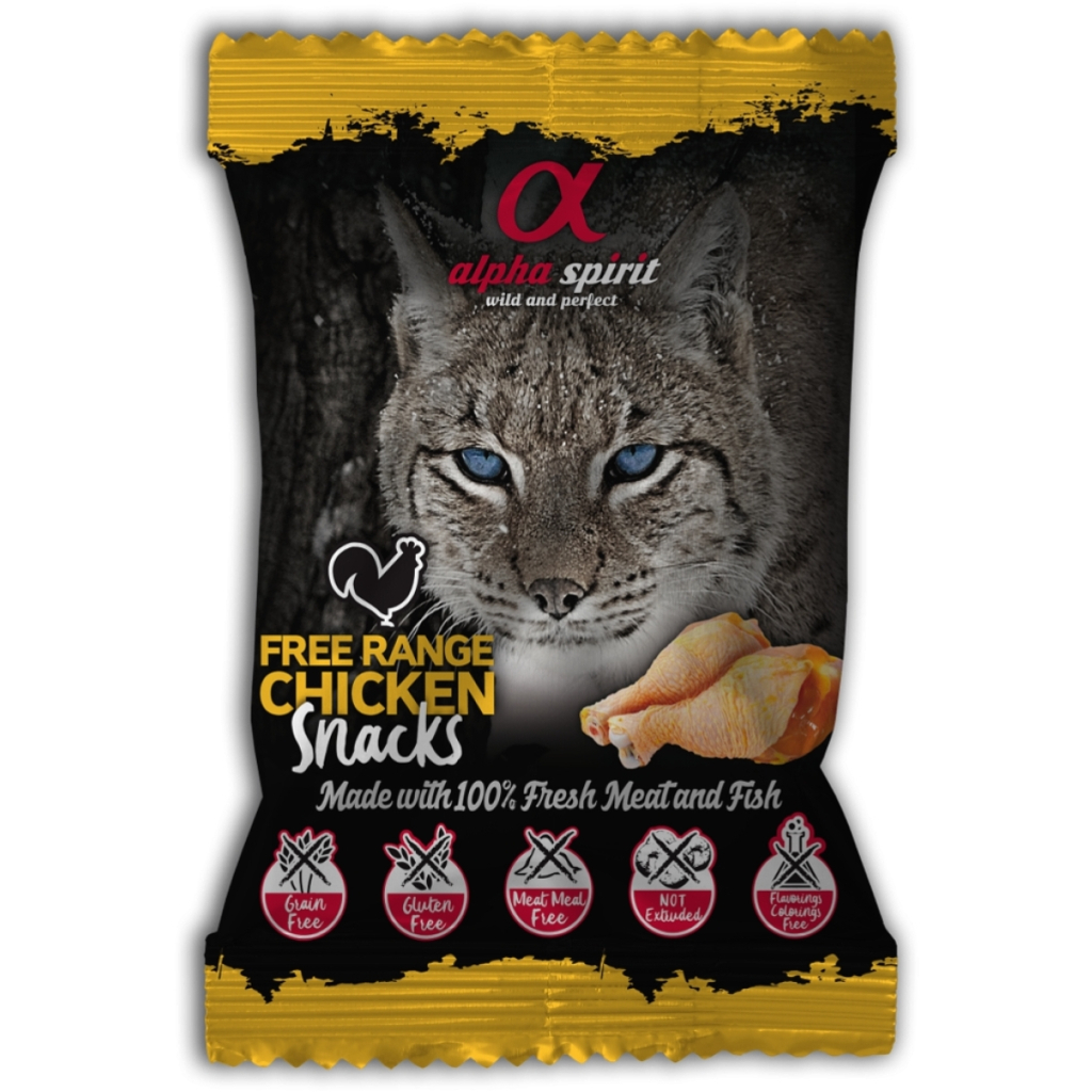 Ласощі для котів Alpha Spirit Chicken Snacks 50 г (8436586310103)