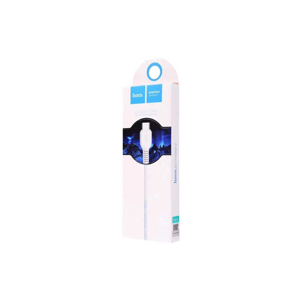 Дата кабель USB 2.0 AM to USB-C 1.0m 3A white HOCO (6957531068853) Дата кабель USB 2.0 AM to USB-C 1.0m 3A white HOCO (6957531068853)