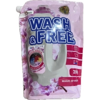 Гель для прання Wash&Free Універсальний Магія орхідей Дой-пак 2 кг (4823128005865)