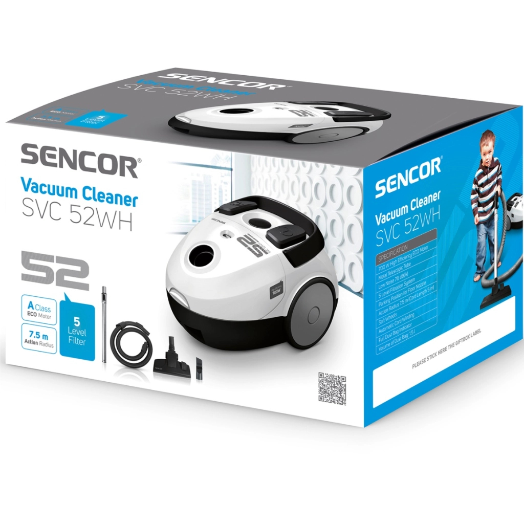 Пилосос Sencor SVC 52WH