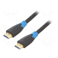 Кабель мультимедійний HDMI M to HDMI M 1.0m black VENTION (AAGBF)