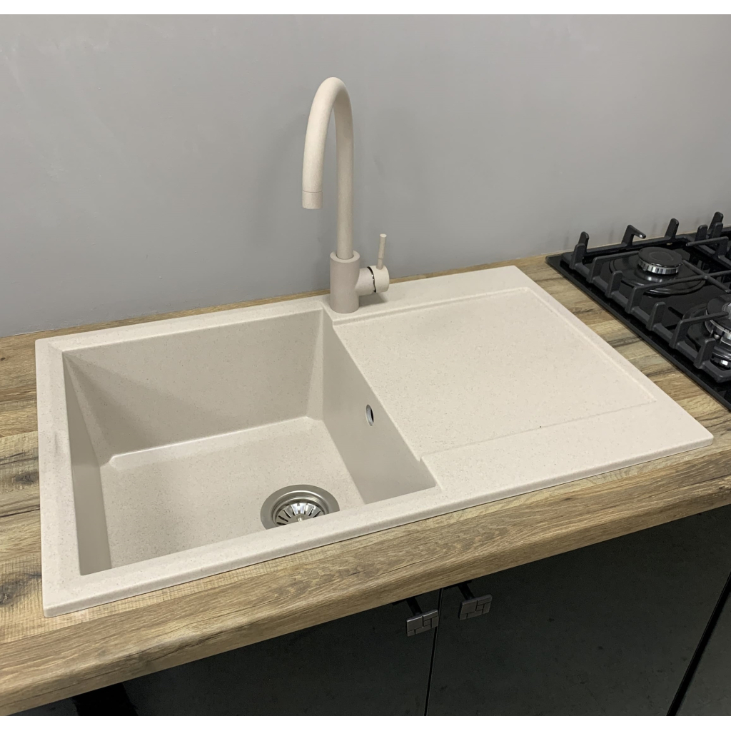 Мийка кухонна Adamant Horizon Avena + змішувач + дозатор (1824296901506)