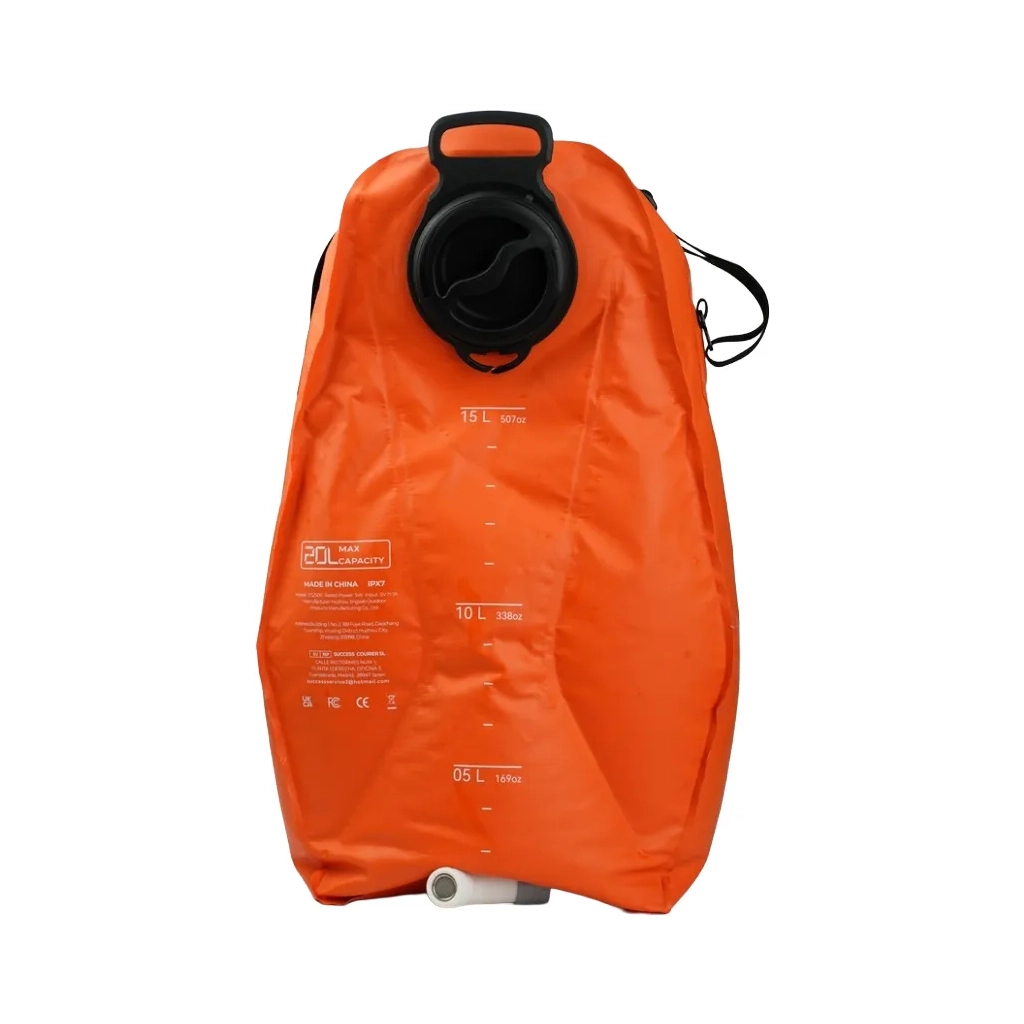 Душ портативний Flextail Tiny Shower Bag із ємністю та насосом 20 л помаранчевий (TSB-650) Душ портативний Flextail Tiny Shower Bag із ємністю та насосом 20 л помаранчевий (TSB-650)