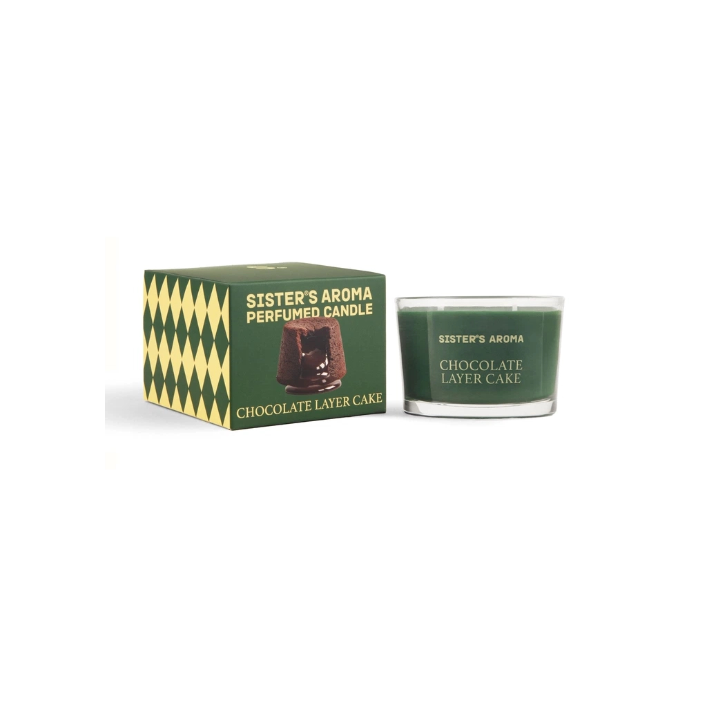 Ароматична свічка Sister's Aroma Chocolate Layer Cake 150 г (4820227786282)