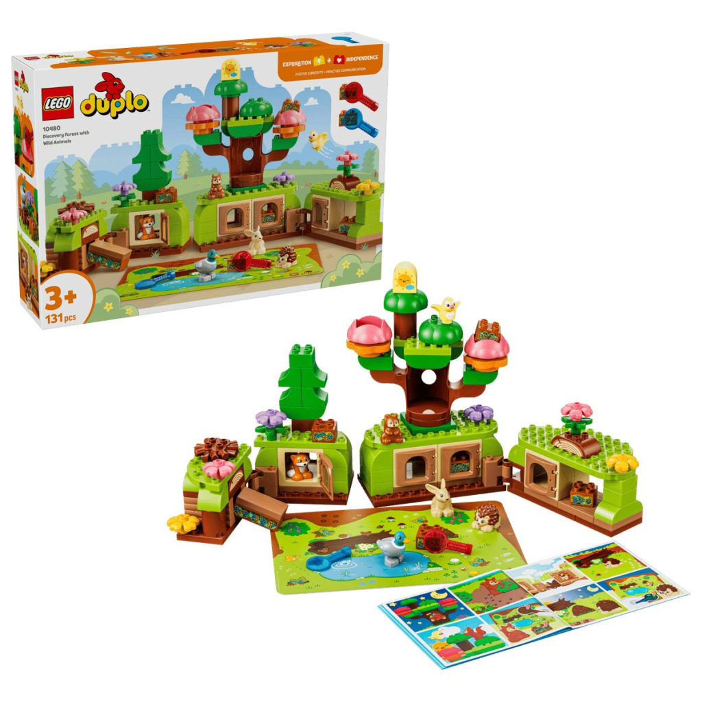 Конструктор LEGO DUPLO Ліс відкриттів із дикими тваринами (10480) Конструктор LEGO DUPLO Ліс відкриттів із дикими тваринами (10480)