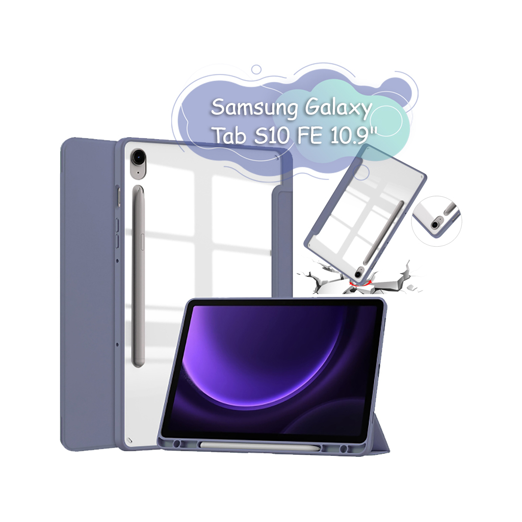 Чохол до планшета BeCover Soft Edge Samsung Galaxy Tab S10 FE (SM-X520/SM-X526) 10.9" Purple (713306)