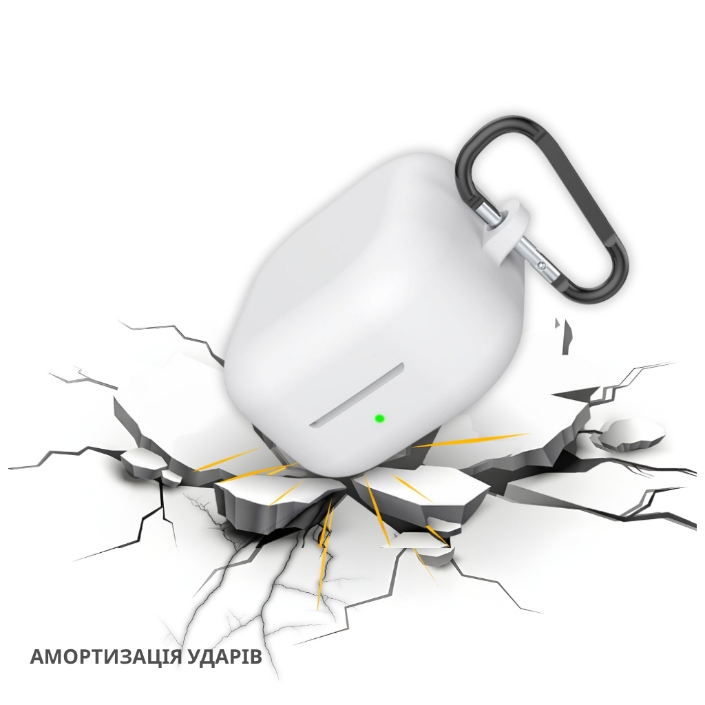 Чохол для навушників BeCover Silicon для Samsung Galaxy Buds 4 / 4 Pro White (715884)