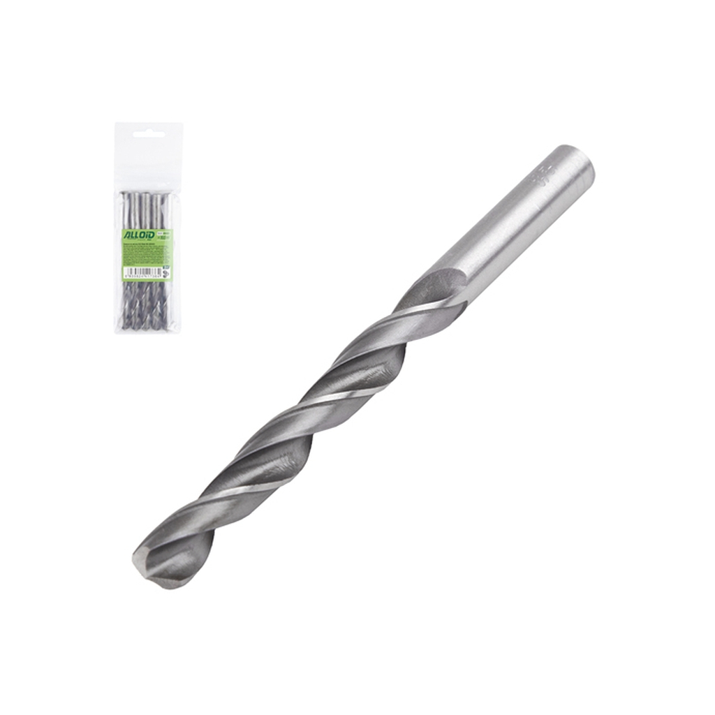 Свердло Alloid Base, по металу, HSS, 10.5мм, 5шт. (DB-4241105) Свердло Alloid Base, по металу, HSS, 10.5мм, 5шт. (DB-4241105)