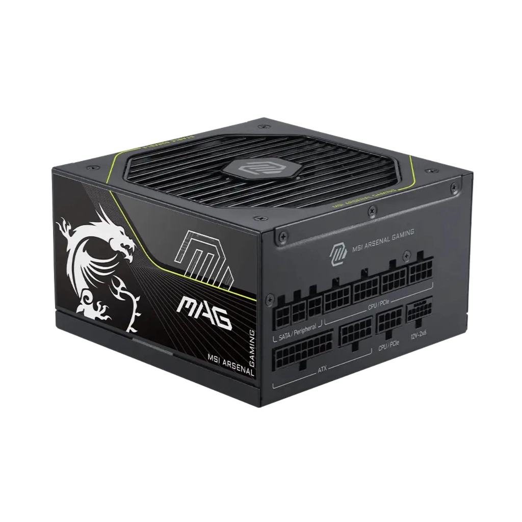 Блок живлення MSI 1000W MAG A1000PLS PCIE5 (MAG A1000PLS PCIE5)