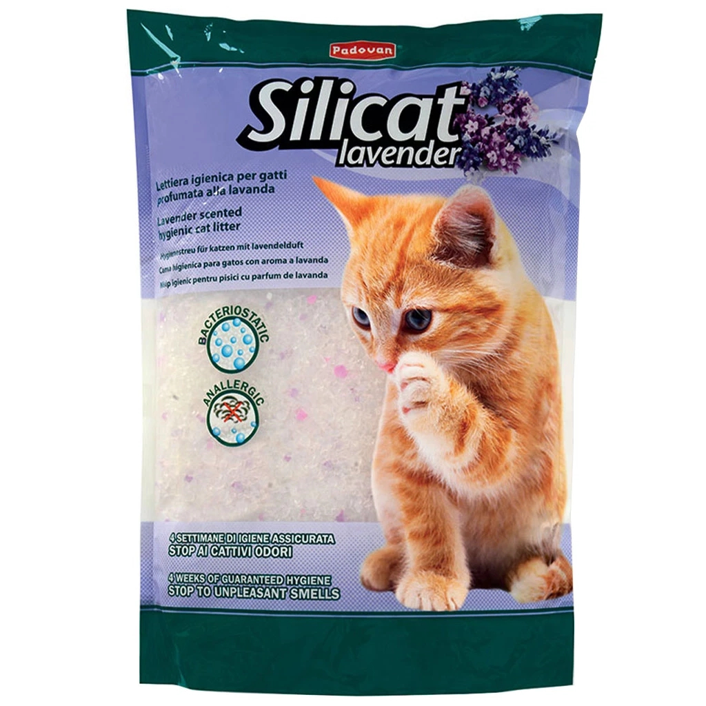 Наповнювач для туалету Padovan Silicat Lavender силікагелевий 2.2 кг (8001254004990) Наповнювач для туалету Padovan Silicat Lavender силікагелевий 2.2 кг (8001254004990)