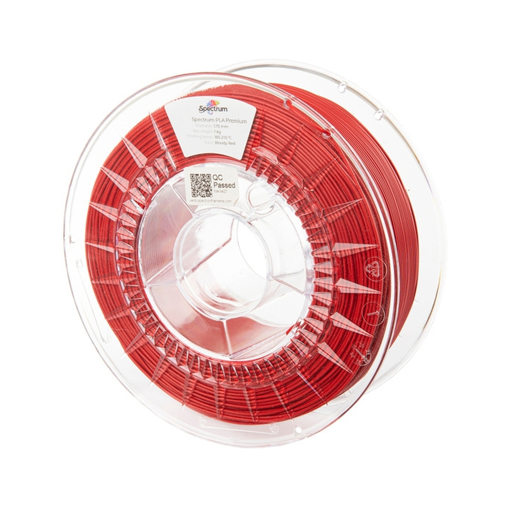 Пластик для 3D-принтера Spectrum PLA Premium 1.75mm 1kg Red, Bloody (80114)