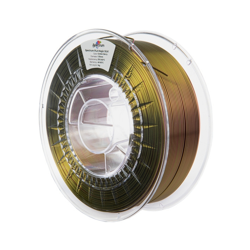 Пластик для 3D-принтера Spectrum PLA Magic SILK 1.75mm 1kg GoldenBerry (81411)