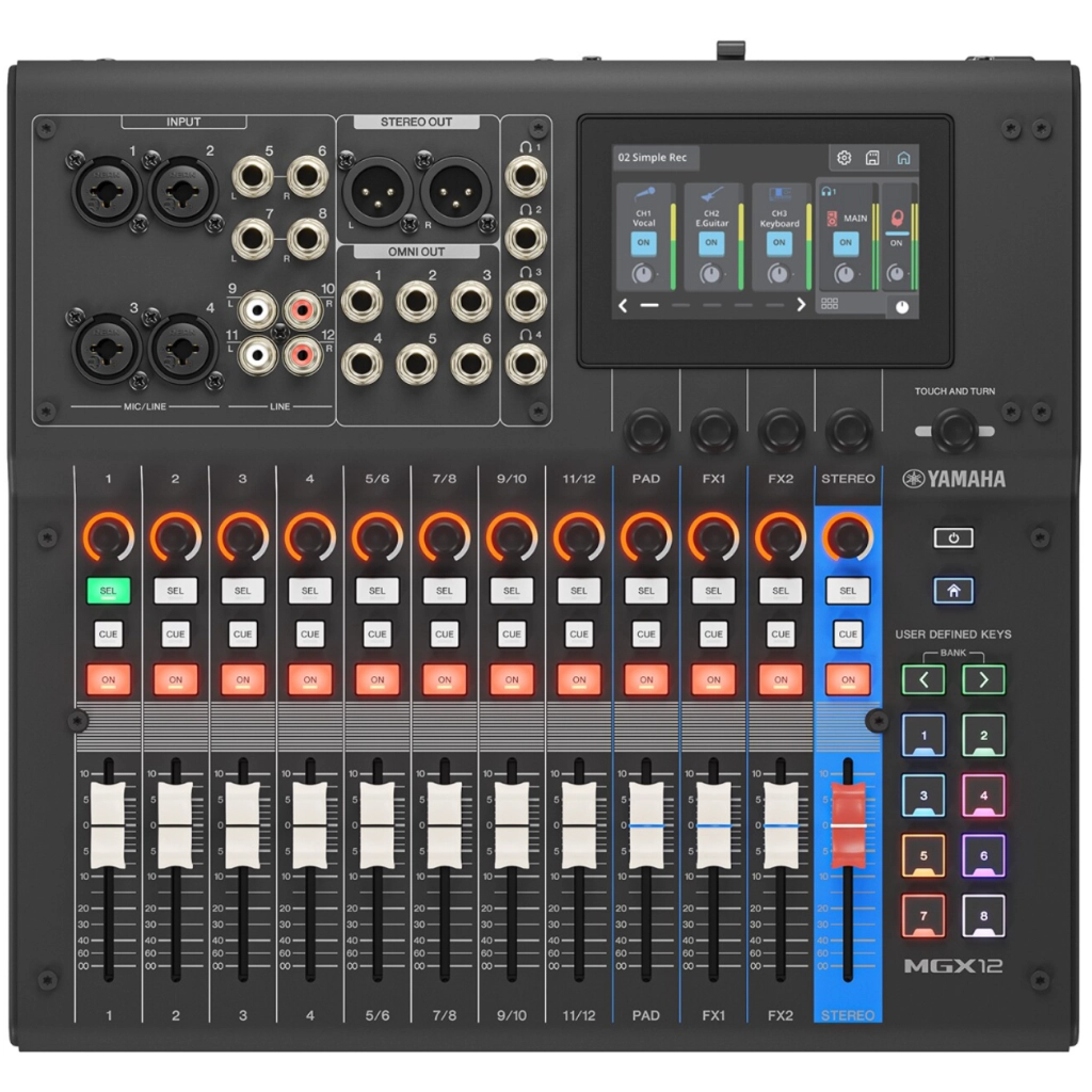 Мікшерний пульт Yamaha MGX12 Black