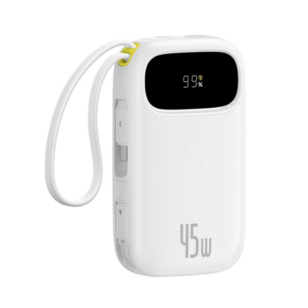 Повербанк Baseus 10000mAh EnerFill FC31 Qpow 3 45W PD/3.0 QC/4.0 White (E0028C01)