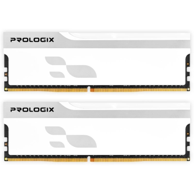 Модуль пам'яті для комп'ютера DDR4 16GB (2x8GB) 3600 MHz Onyx White Prologix (PRO16GB3600YW4K)