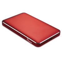 Кишеня зовнішня Argus 2.5' SATA III, max 4TB ,USB Type C, Al, red (GD-25609-RED)
