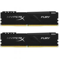 Модуль пам'яті для комп'ютера DDR4 64GB (2x32GB) 3000 MHz HyperX Fury Black Kingston Fury (ex.HyperX) (HX430C16FB3K2/64)