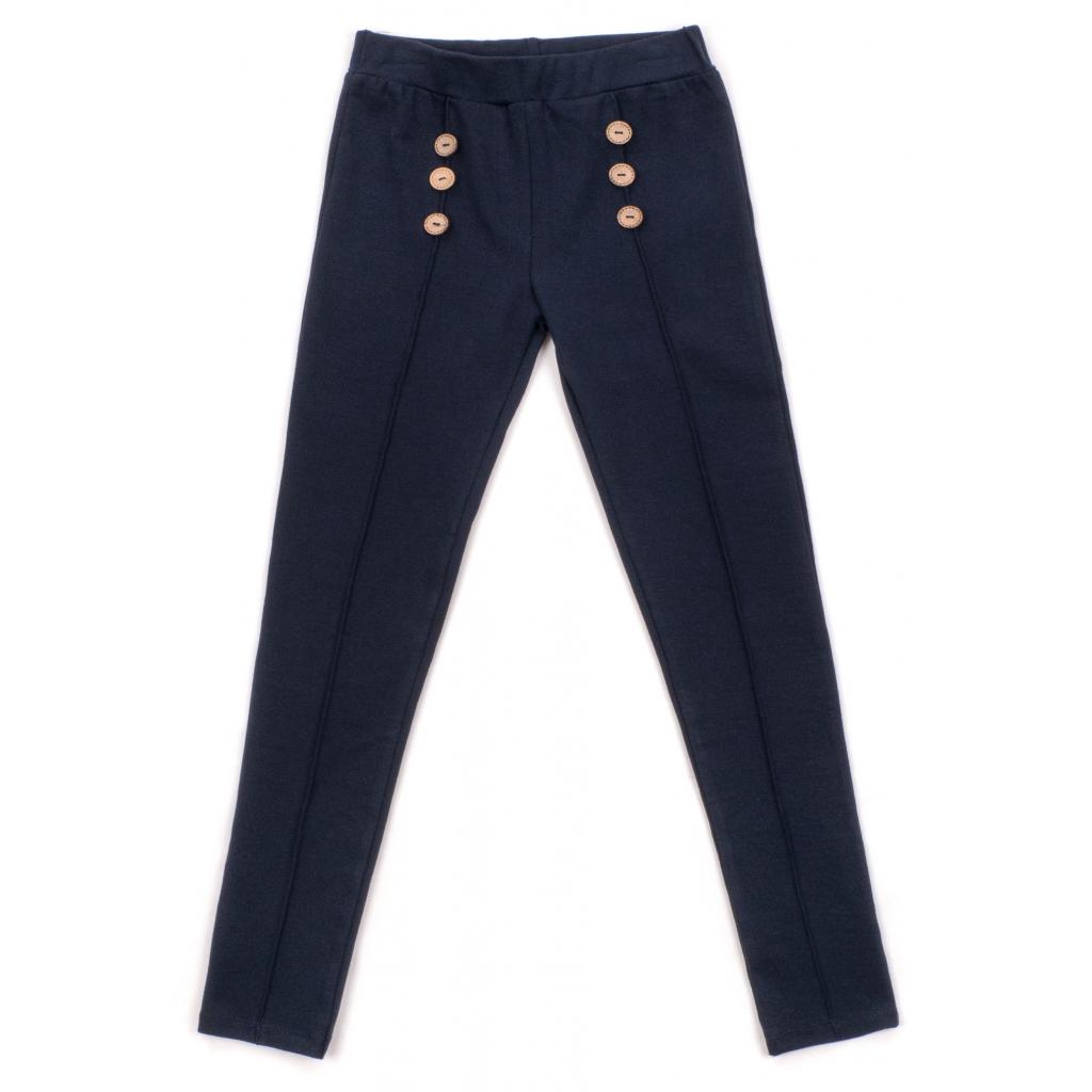Лосини дитячі Breeze з гудзиками (14755-140G-blue)