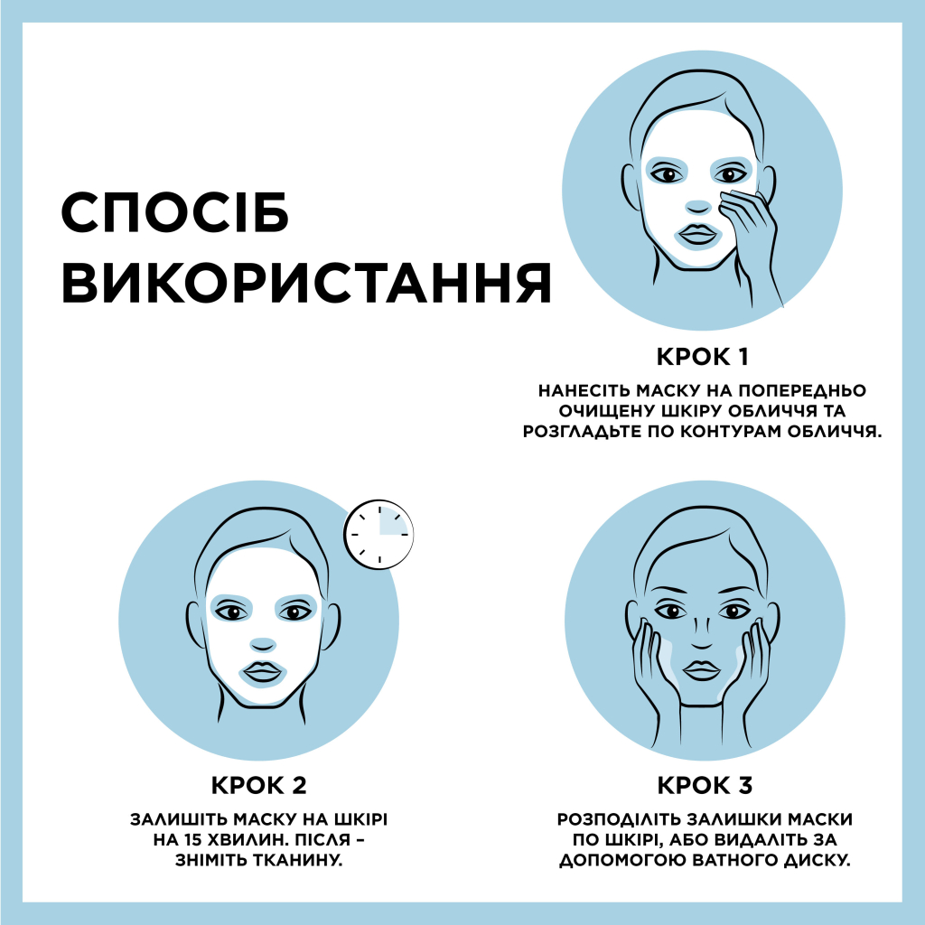 Маска для обличчя Garnier Skin Naturals Тканинна Зволоження + Аква бомба 32 г (3600541944299/3600542385312)