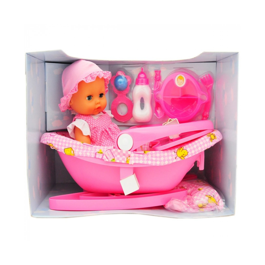 Пупс Lotus м'який 38 см із гойдалкою (6534082) Пупс Lotus м'який 38 см із гойдалкою (6534082)