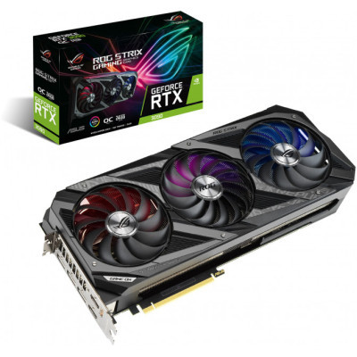 Відеокарта ASUS GeForce RTX3090 24Gb ROG STRIX OC GAMING (ROG-STRIX-RTX3090-O24G-GAMING)