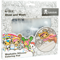 Підкладка настільна Kite силіконова розмальовка tokidoki, 30х40см (TK22-424)