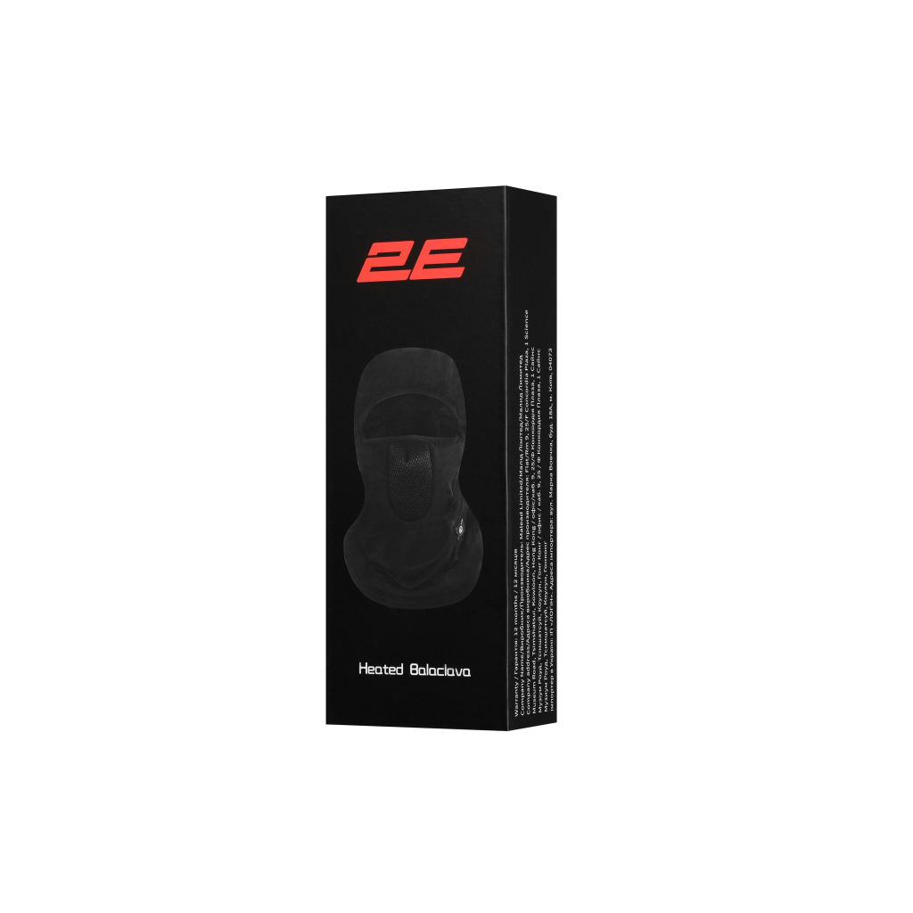 Балаклава з підігрівом 2E Shadow Black XL (2E-HBSWXL-BK)