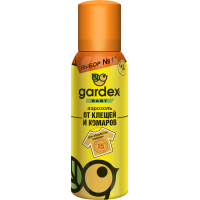 Аерозоль від комах Gardex Baby від комарів і кліщів 100 мл (5908310094359)