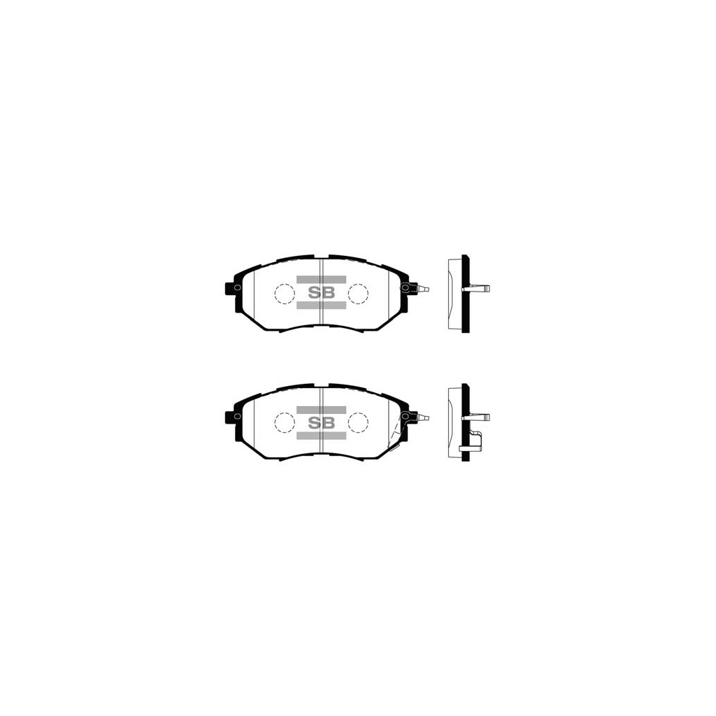 Гальмівні колодки HI-Q SP1534