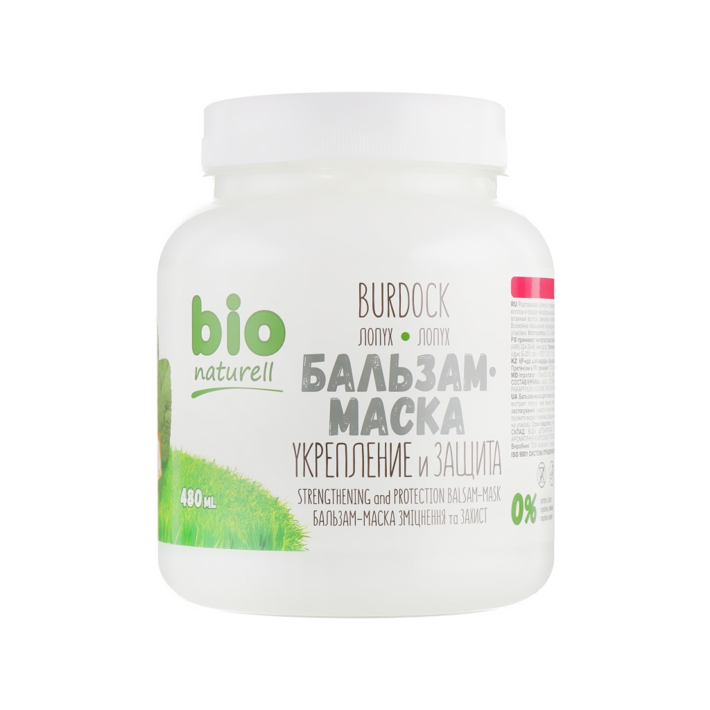 Маска для волосся Bio Naturell Лопух Зміцнення і захист 480 мл (4820168432026)
