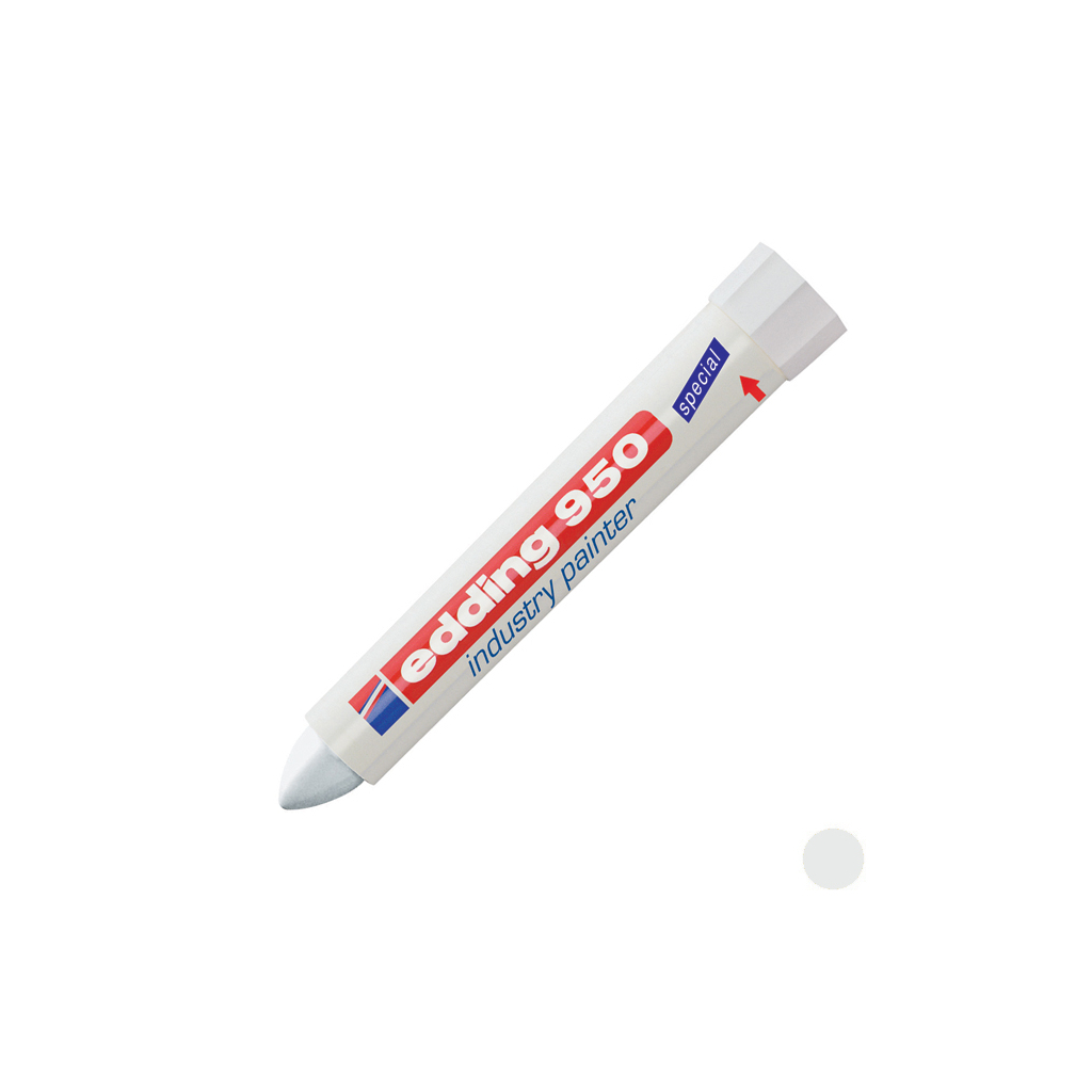 Маркер Edding Спеціальний промисловий маркер-паста Industry Painter 950 10 мм Білий (e-950/11) Маркер Edding Спеціальний промисловий маркер-паста Industry Painter 950 10 мм Білий (e-950/11)
