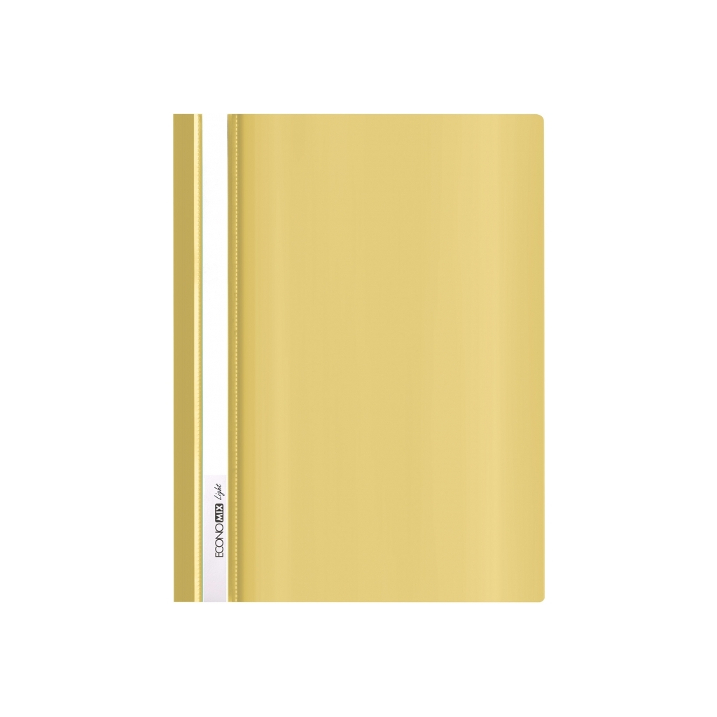 Папка-швидкозшивач Economix А4 Light без перфорації, жовта (E38503-05) Папка-швидкозшивач Economix А4 Light без перфорації, жовта (E38503-05)