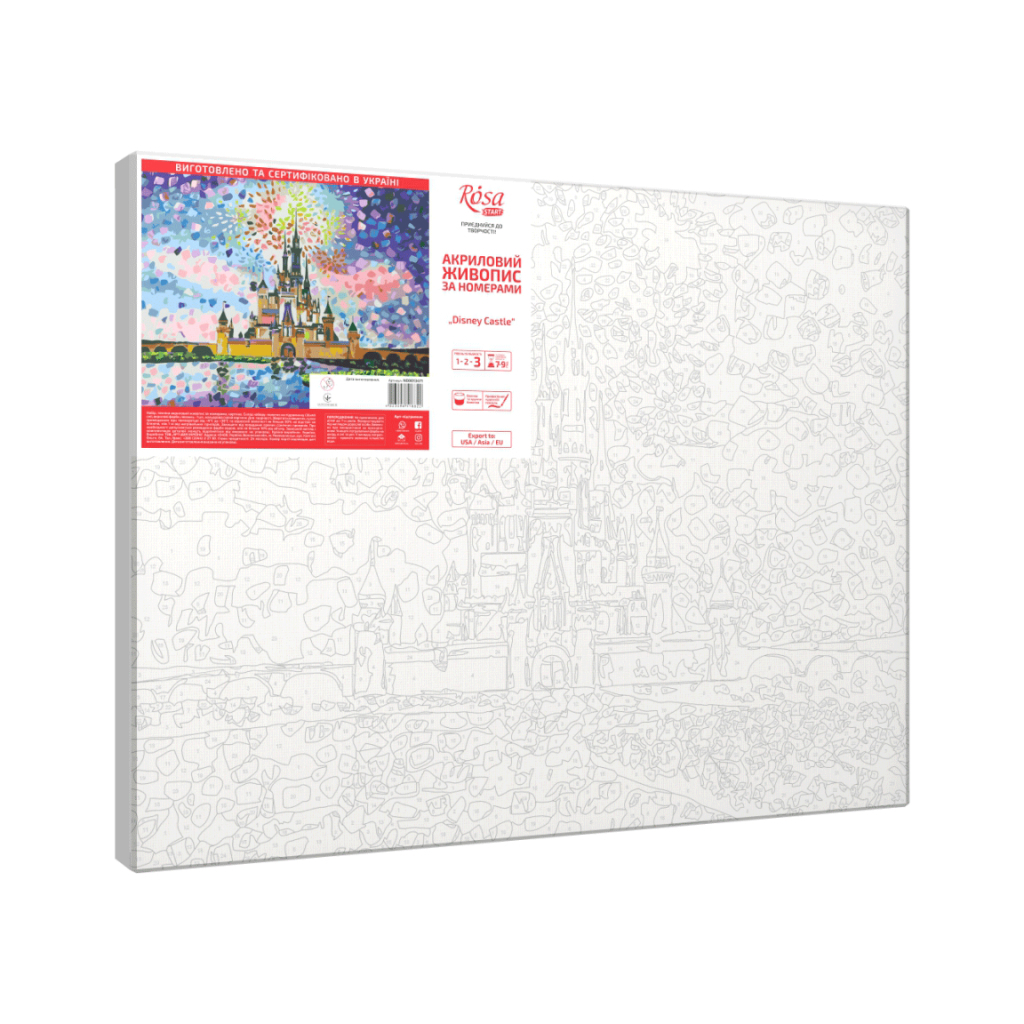 Картина по номерам Rosa Start Disney castle 35 х 45 см (4823098518822)