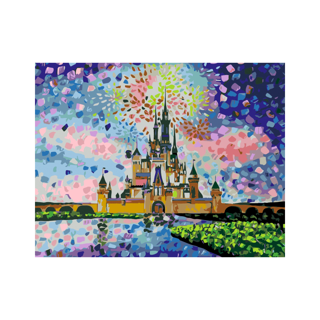Картина по номерам Rosa Start Disney castle 35 х 45 см (4823098518822)