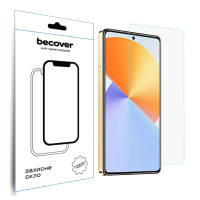 Скло захисне BeCover Infinix Note 30 NFC (X6833B) 3D Crystal Clear Glass (709727)