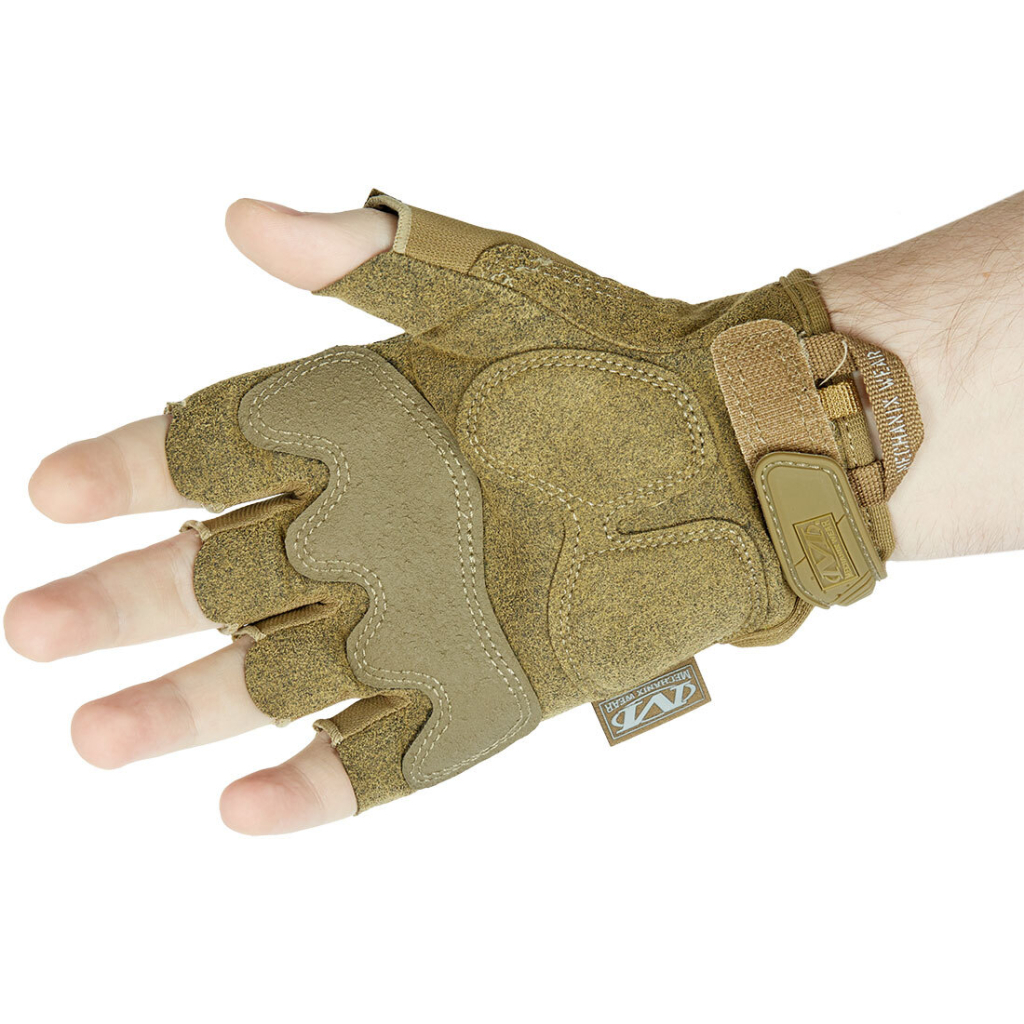 Тактичні рукавички Mechanix M-Pact Fingerless M Coyote (MFL-72-009)