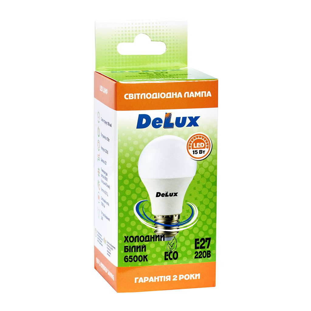 Лампочка Delux BL 60 15 Вт 6500K (90022086)