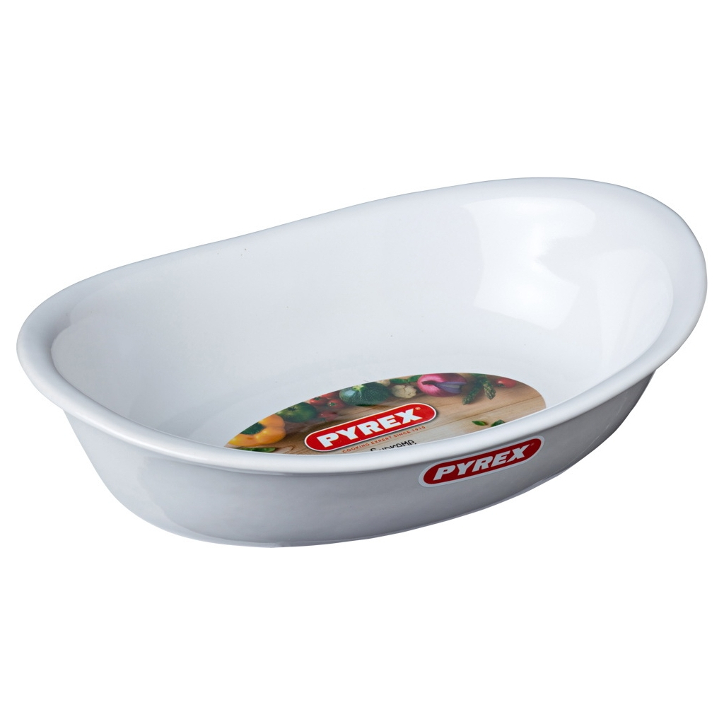 Форма для випікання Pyrex Supreme white овальна 26 х 18 см (SU26OR1/7246)