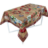 Tablecloth Provence Wooden 140x134 cm (4823093435971)