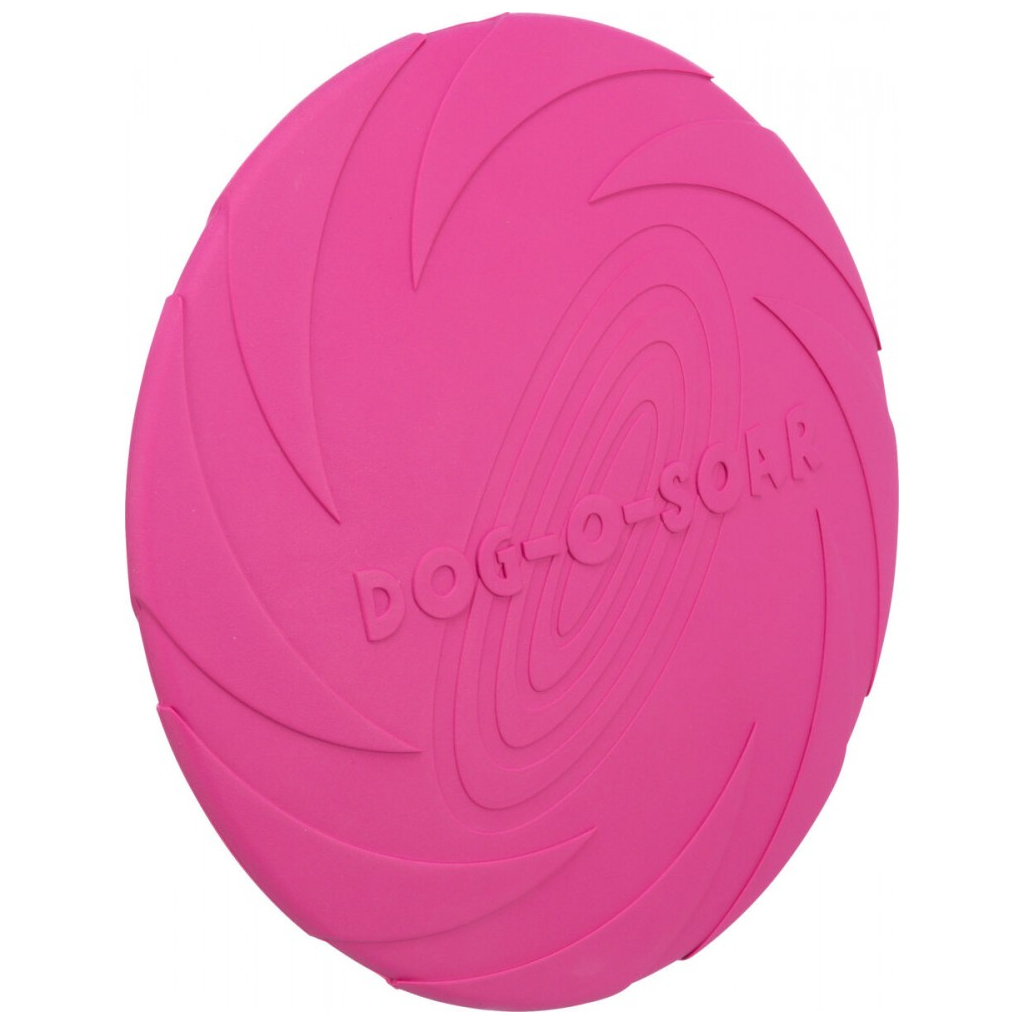 Іграшка для собак Trixie Activity Літаюча тарілка d:24 см (рожева) (4011905335032)