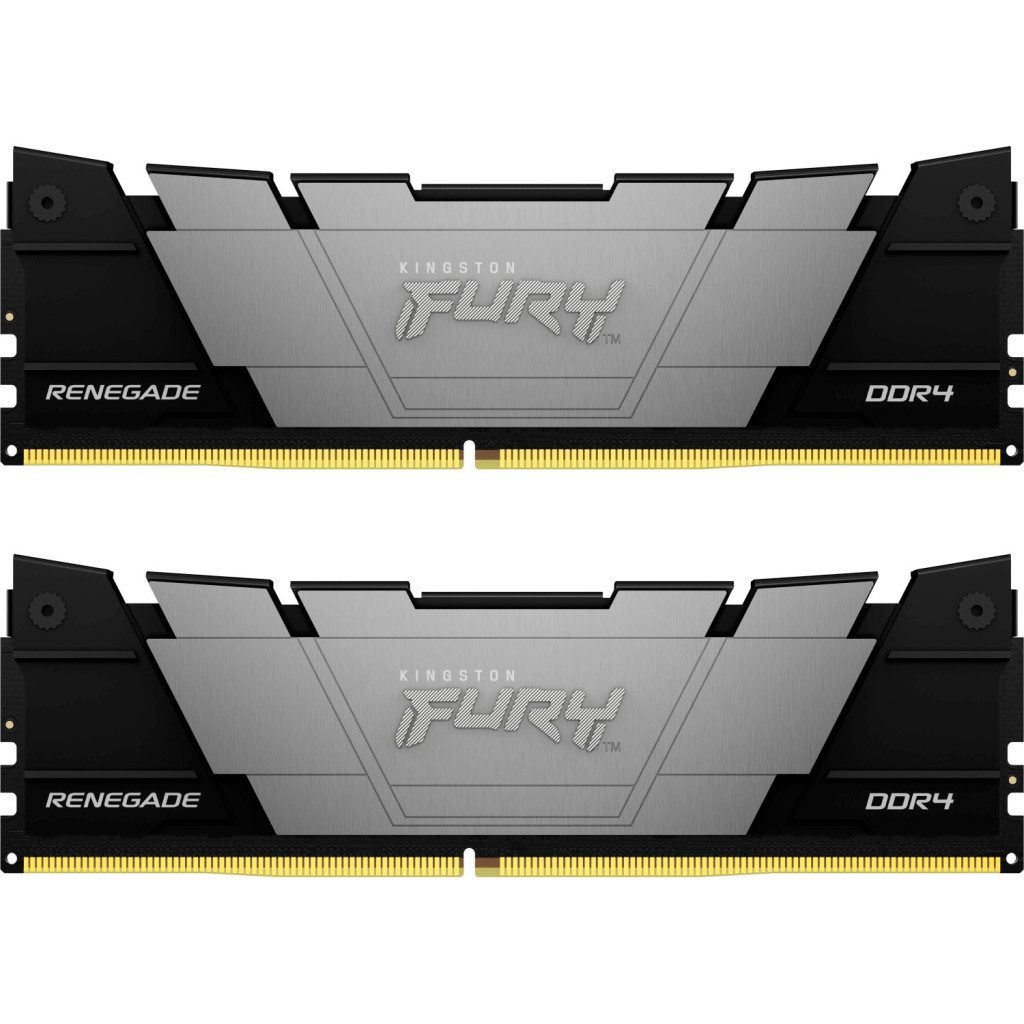 Модуль пам'яті для комп'ютера DDR4 16GB (2x8GB) 4266 MHz RenegadeBlack Kingston Fury (ex.HyperX) (KF442C19RB2K2/16)