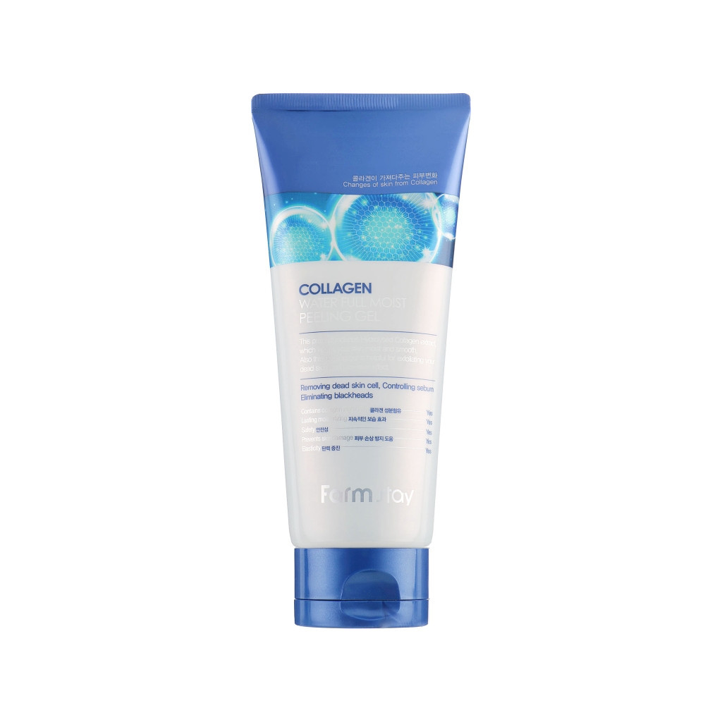 Пілінг для обличчя FarmStay Collagen Water Full Moist Peeling Gel З колагеном 180 мл (8809809801786)
