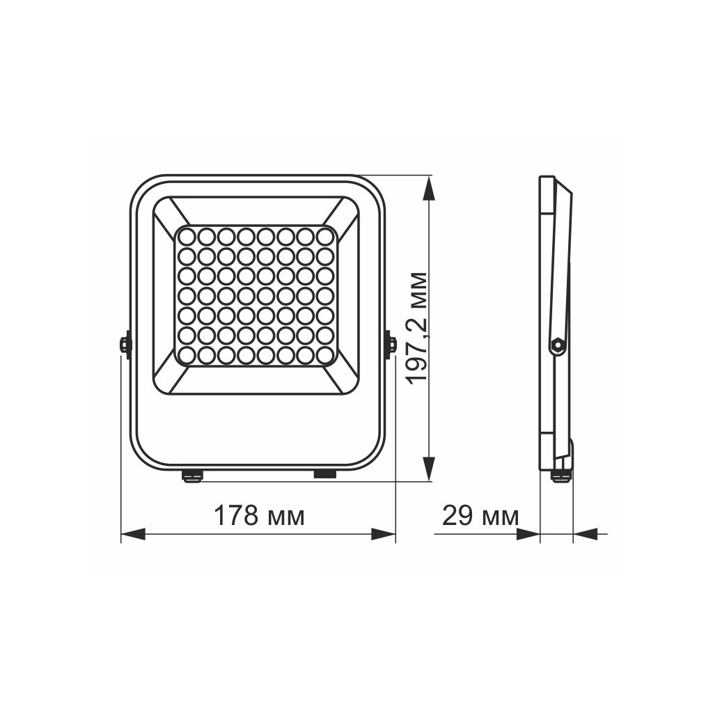 Прожектор Videx VL-F2-305G-12V Прожектор Videx VL-F2-305G-12V