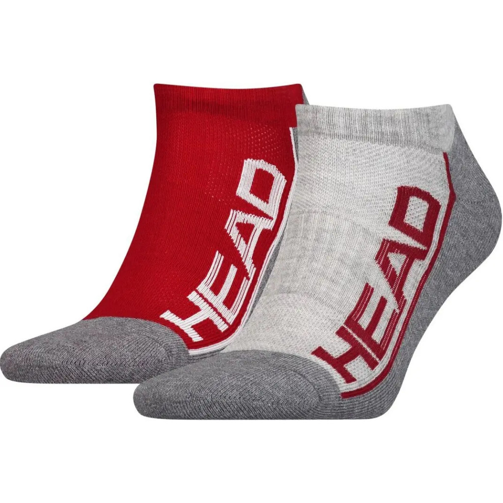 Шкарпетки Head Performance Sneaker 2 пари 791018001-070 Червоний/Сірий 35-38 (8718824742755)