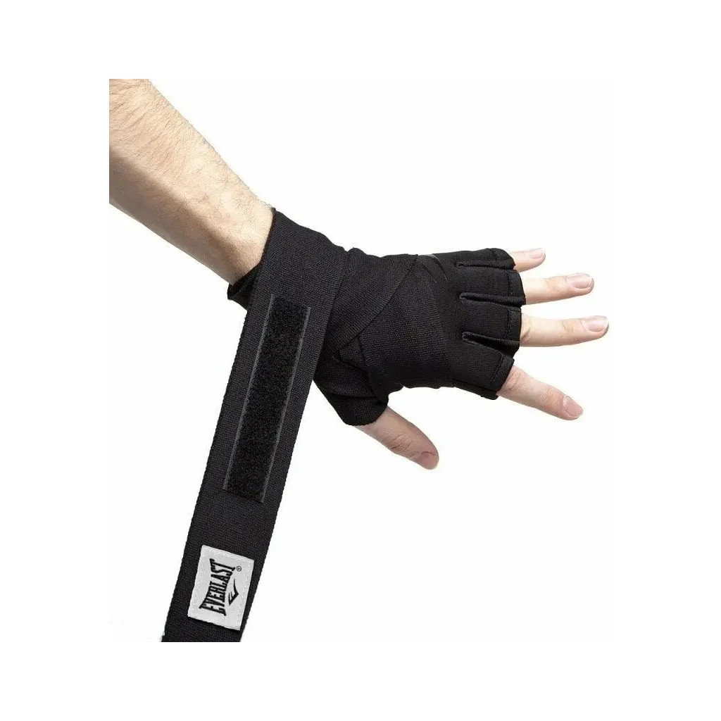 Бинти-рукавиці Everlast Evergel Fast Wraps 875842-70-8 Чорні L (009283606084)