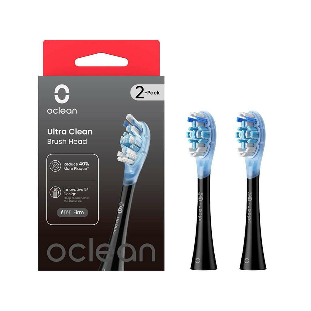 Насадка для зубної щітки Oclean UC02 B02 Ultra Clean Brush Head Black (2 шт) (6970810553543)