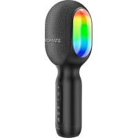 Мікрофон Promate VocalMic Bluetooth 2 x AUX LED Black (vocalmic.black)