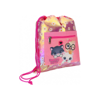 Cool For School Shoe Bag Pink with Pocket (CF87301)