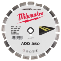 Cutting circle Milwaukee diamond ADD 350 for asphalt (4932478952)